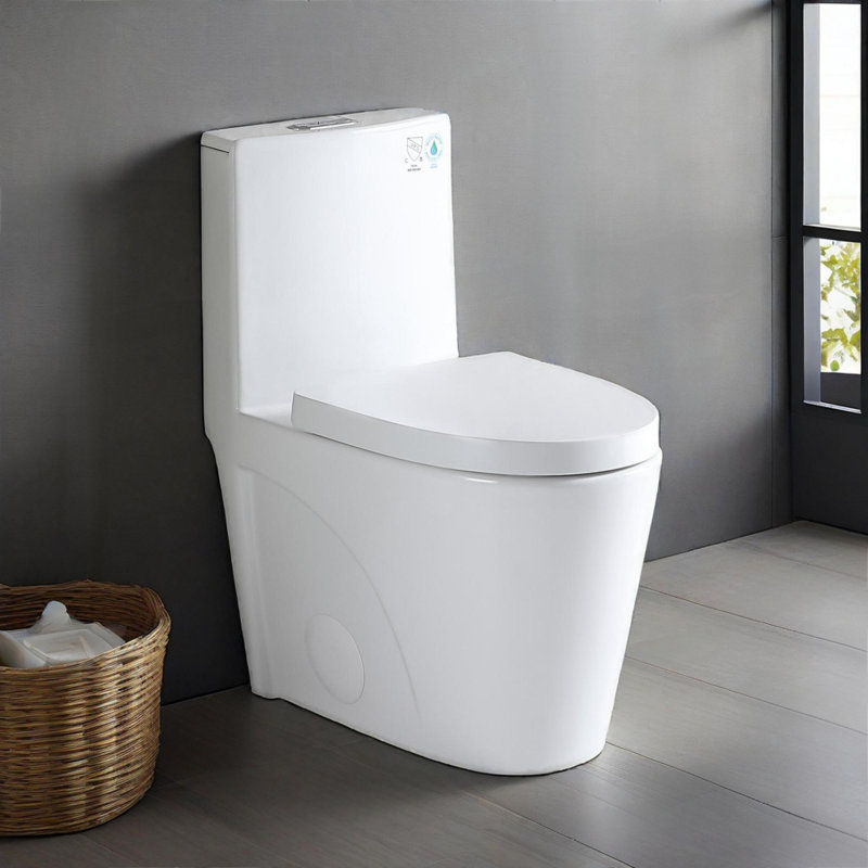 Toilette allongée une pièce 1,6 GPF (siège inclus)