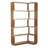 90cm (35.43") extended size Freestanding Corner Bookshelf For Living Room, Bedroom, home office, Wooden Bookcase with anti-drop panel and anti tipping device, Open storage Display cabinet 5 colors-610802410