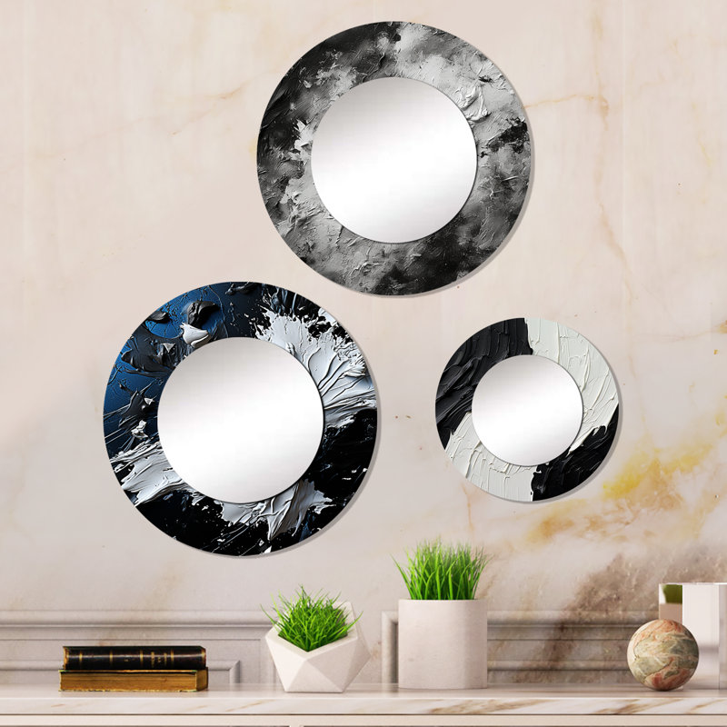 Loughlam Metal Round Mirror