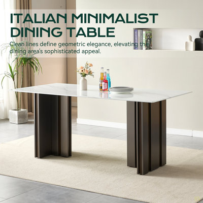 with Glass Base Dining Table
