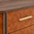 Coralie 2-Drawer Curved Vegan Leather Nightstand