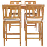 Outdoor 9 - Piece Teak Dining Set