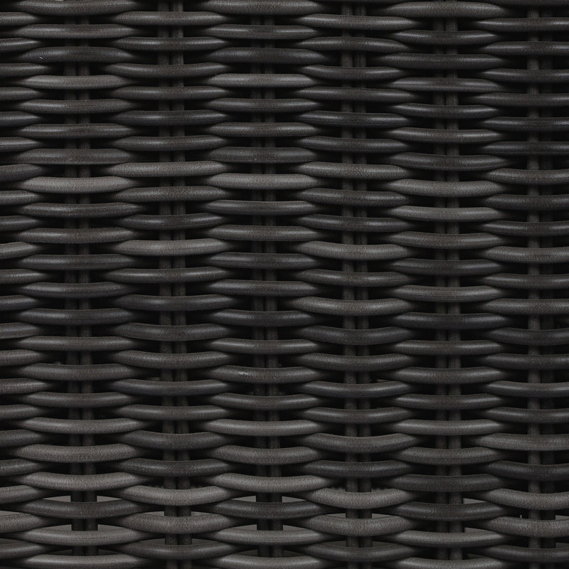 Messina Outdoor Dining Side Chair, Chunky Charcoal