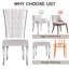 Chaise d'appoint blanche en velours Hrithik