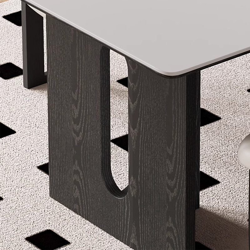 Ensemble de table de salle à manger rectangulaire Nordic Light, H 29,5 po x L 63 po x l 31,5 po