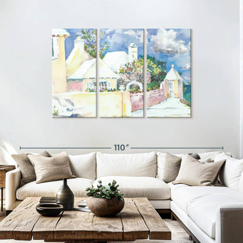 Lilie Island Retreat, H 48 po x l 74 po