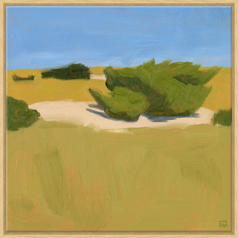 Shrubbery, Cape Hatteras Print, Canvas Print without Mat, 29.5" H x 29.5" W, Natural