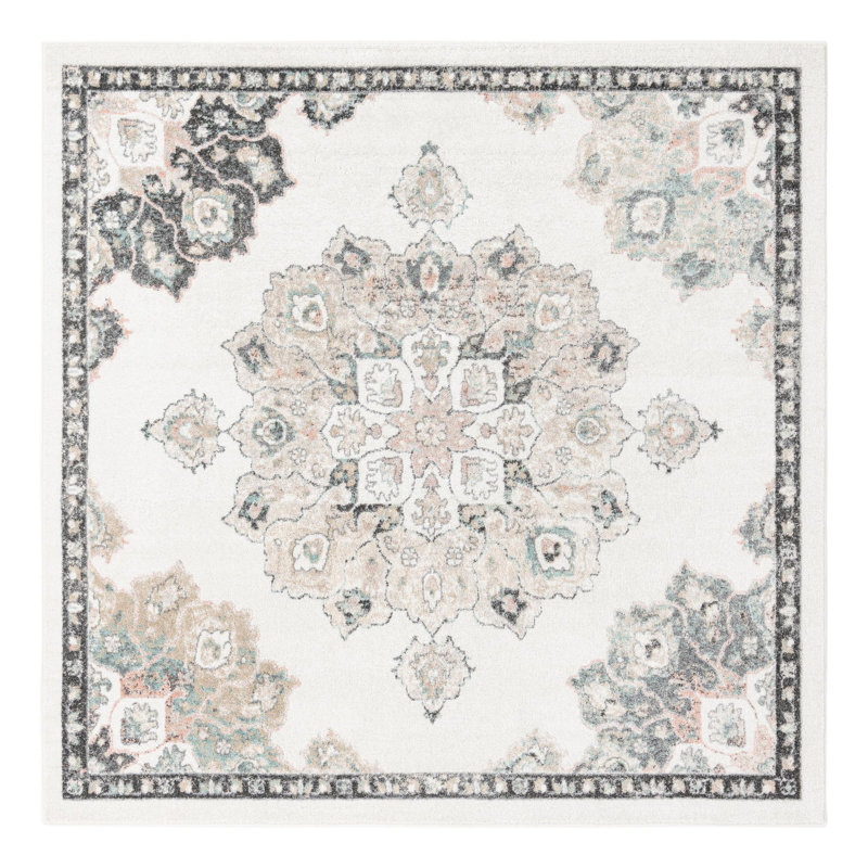 Oriental Indoor Rug, Square 7'10"