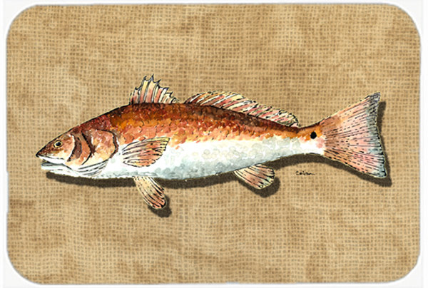 Caroline's Treasures Fish Glass Cutting Board