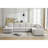 Large - Scale L - Shaped Modular Sofa Set With Detachable Components, Comfortable Upholstery And Decorative Throws For Contemporary Home Interiors
