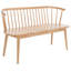 Blanchard Solid Wood Curved Spindle Bench-1826917978