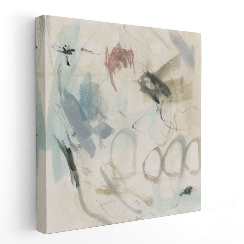 Joyful Mood I - reproduction d'art sur toile, H 12 po x l 12 po