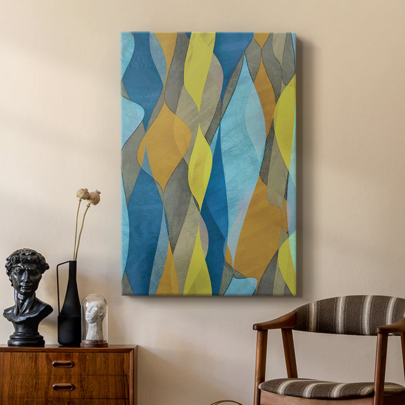 Cascade colorée I - galerie Cavas sur mesure
