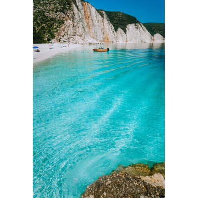 «White Pebble Beach» par Miniloc - Photographie sur toile tendue