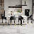 Upholstered Counter Stool With Metal Frame（Bar Stool Set Of 2）-993790819