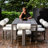 Perci Polanco Outdoor Aluminum Dining Table