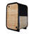 1-2 Person Outdoor Traditional Carbonized Spruce Wood Sauna With Tinted Glass Door And 6kw Electric Heater