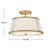Hinkley Clarke Medium Semi-Flush Mount Ceiling Light-101221379