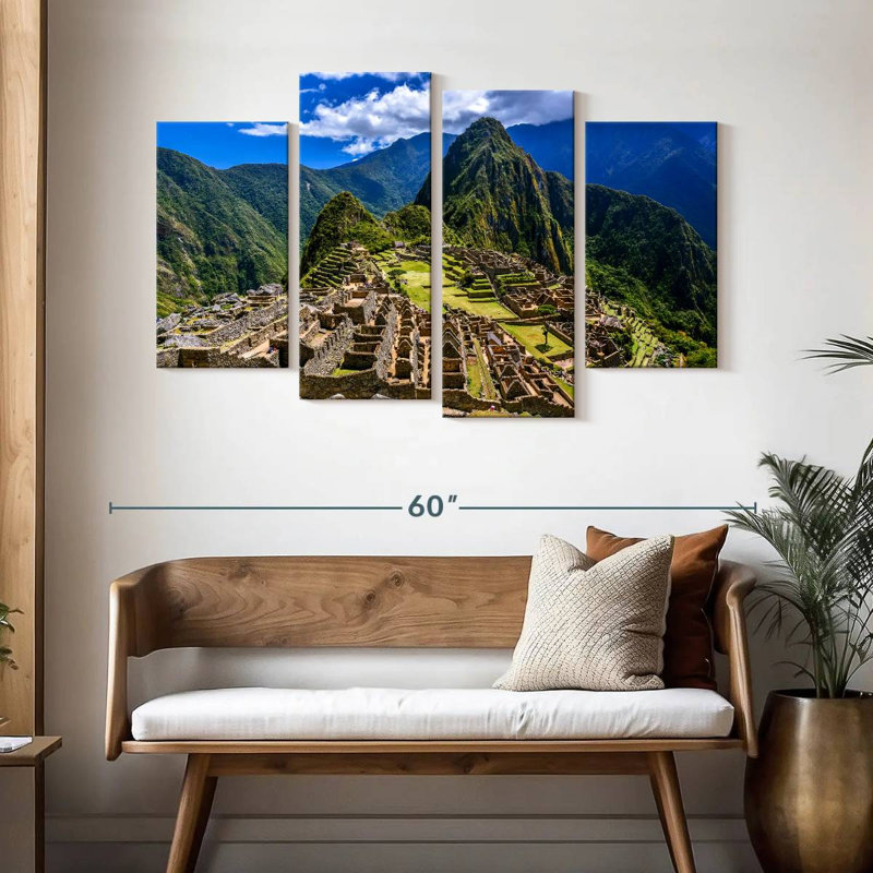 Remains Of Machu Picchu, 32" H x 52" W