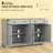 Nordic Buffet Cabinet with Drawers-2059229254