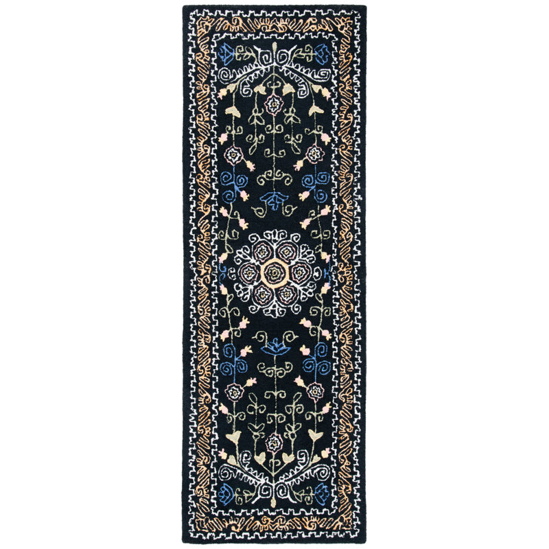 Ashly Hand Tufted Wool And Cotton With Latex Oriental Rug, Runner 2'3" x 11'