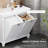 HOMCOM Tilt-Out Laundry Sorter Bathroom Cabinet