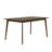 Castillo + Jordan - Modern Grey Fabric + Walnut Dining Set-267724151