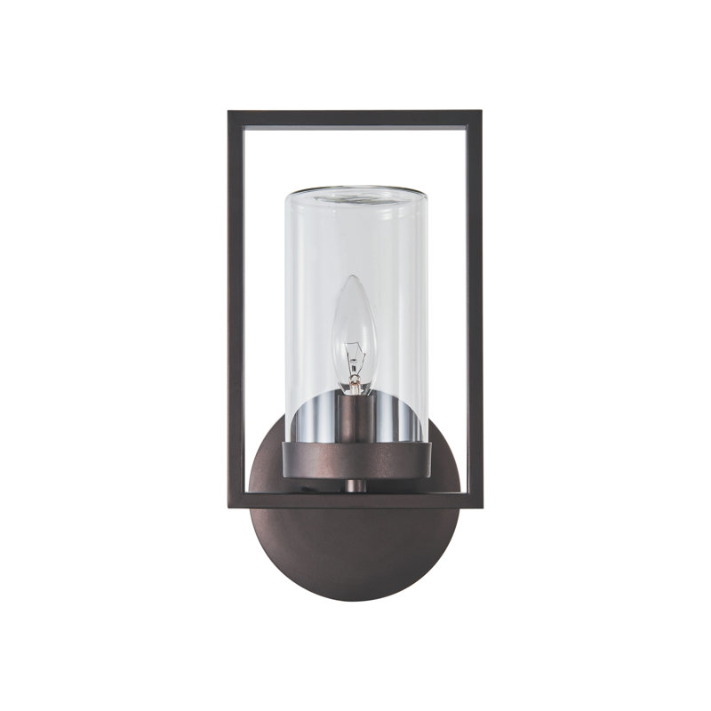 Dimarco Wall Light, 12.5" H x 6.25" W x 5.5" D, Rubbed Bronze