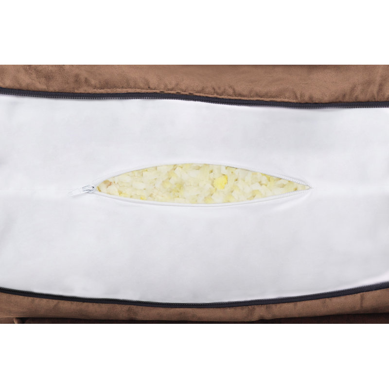 Housse de coussin de dossier edition, Brun