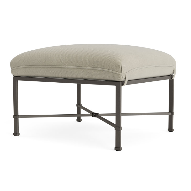 Venetian Outdoor Ottoman, Mica, Fushion Moccasian