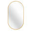 Miroir ovale en métal 20 pouces-370337790-370337785
