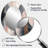 Whispers Of Marble II - Gray Modern Oval Wall Mirror-1623164315