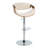 Archaimbaud Swivel Upholstered Adjustable Height Counter Stool with Metal Frame
