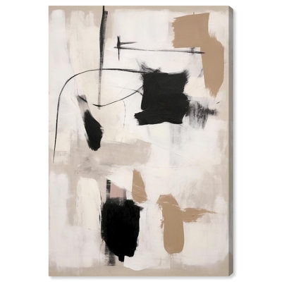 Strings in Abstraction Canvas Muted Abstract Wall Art by Art Remedy