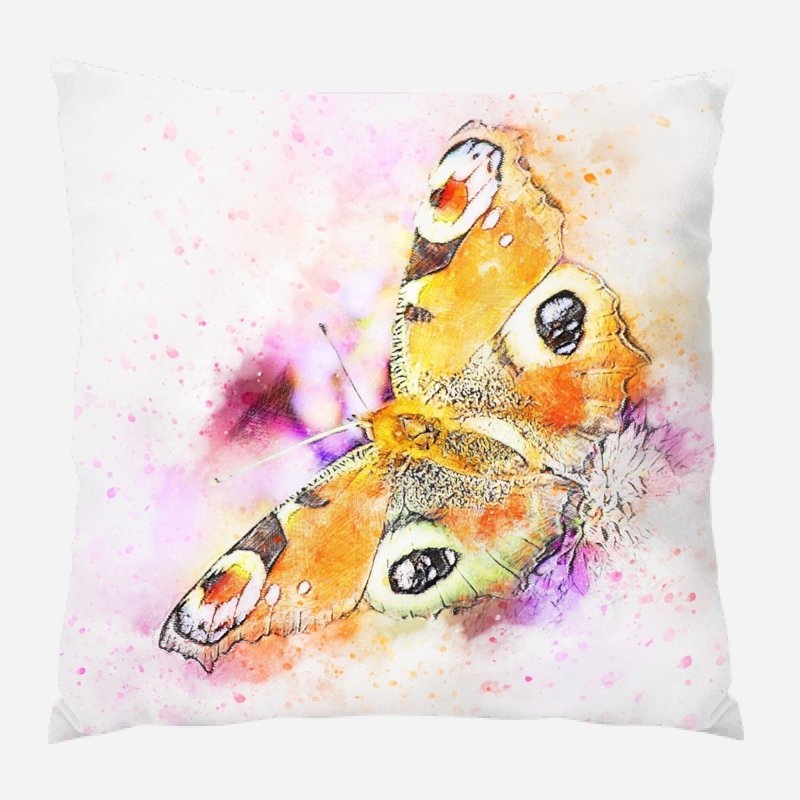 Housse et insert de coussin carré Dietrick, Intérieur, Microsuède
