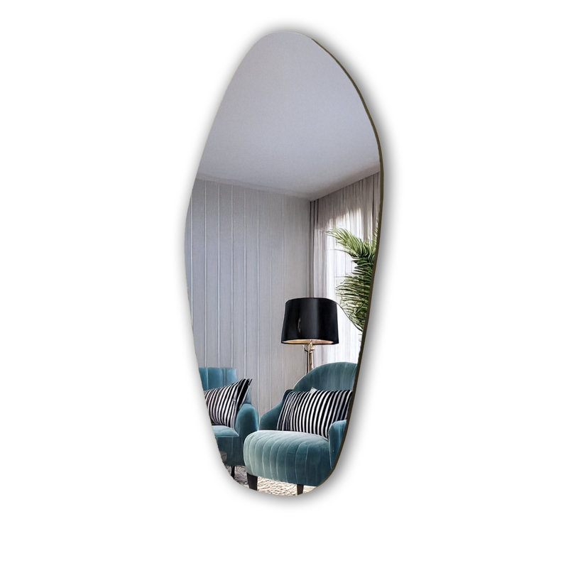 Miroir mural abstrait