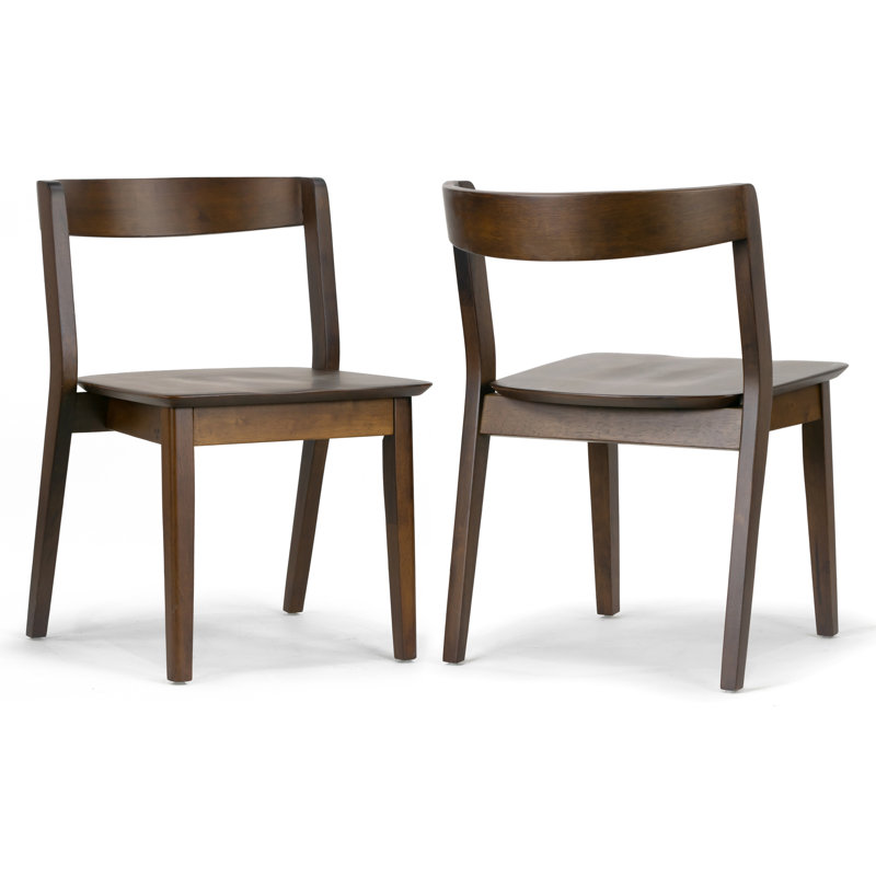 Ayslinn 17.52'' H Upholstered Side Chair, Walnut