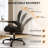 Ato Ergonomic Mesh Office Chair With Adjustable Lumbar Support, Flip-up Arms, And High Back
