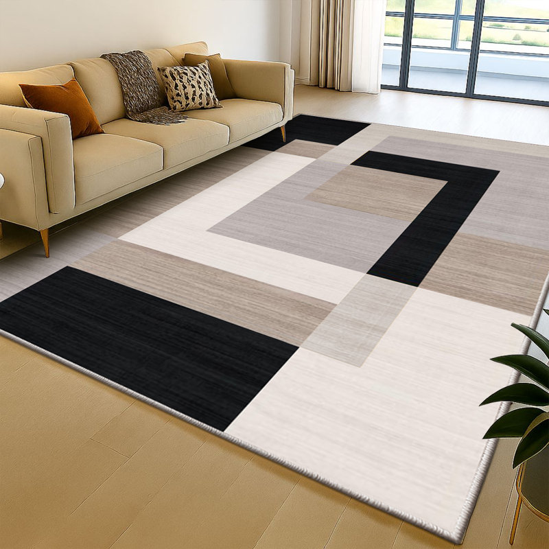 Oriental Machine Tufted Shag Area Rug, Rectangle 160 x 300 cm
