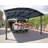 Palram - Canopia Arcadia 12' W x 21' D Canopy Gray