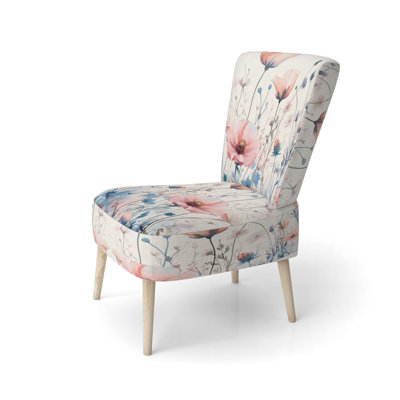 Chaise d'appoint Wildflowers - Chaise d'appoint Pastel Wildflower Field Harmony V