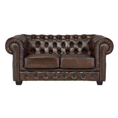 4-Sitzer Sofa Caren aus Echtleder