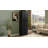 72.4" Black Tall Storage Cabinet W/ 8 Doors, 4 Shelves, MDF