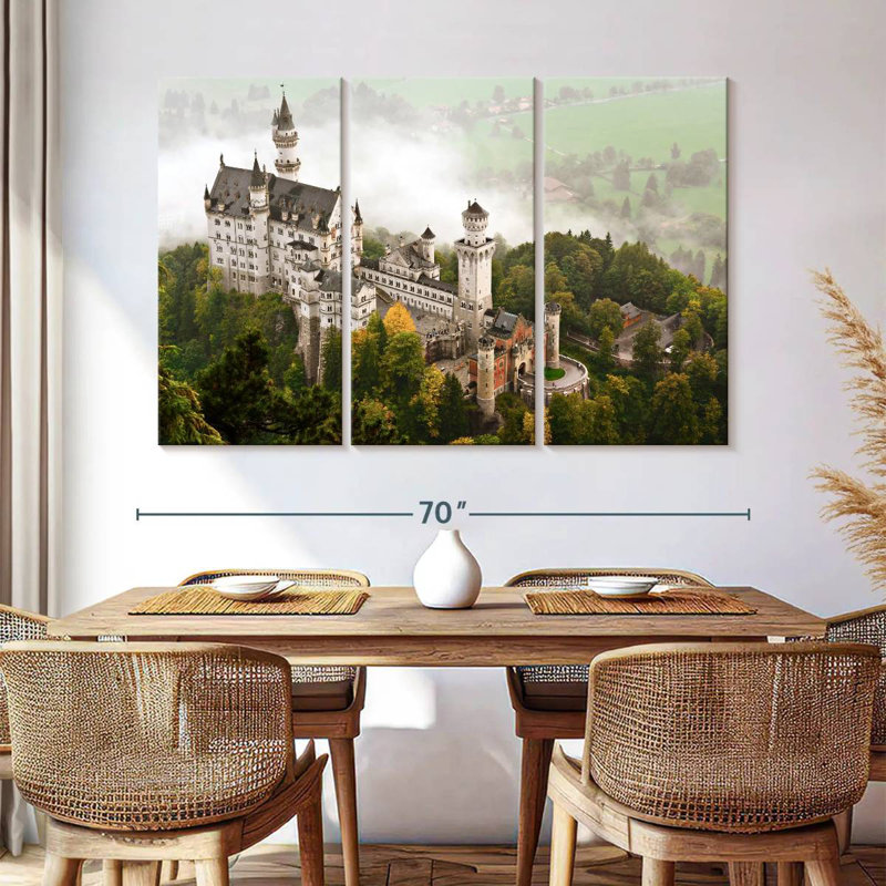 Lilie Misty Neuschwanstein Castle, H 42 po x l 65 po