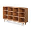 Armoire de rangement et bibliothèque basse réglables