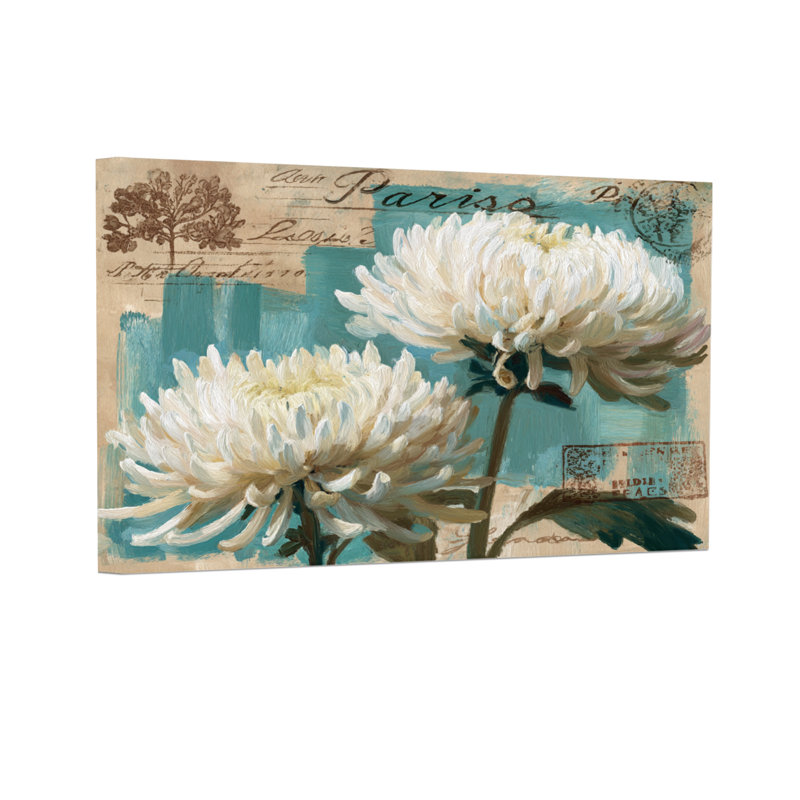 Plantes et fleurs, impression de carte postale rétro, H 12 po x l 18 po