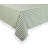 French Blue White Modern Striped Tasseled Cotton Blend 55 X 55 Inch Tablecloth-90284724-90284726