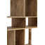 Muna 180 cm H x 100 cm W Solid Wood Library Bookcase