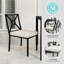 Chaise de patio empilable avec cadre en acier Martha Stewart