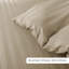 Noso Premium Hotel Quality Satin Stripe Duvet Cover Set with Pillowcases-955622235-955622308